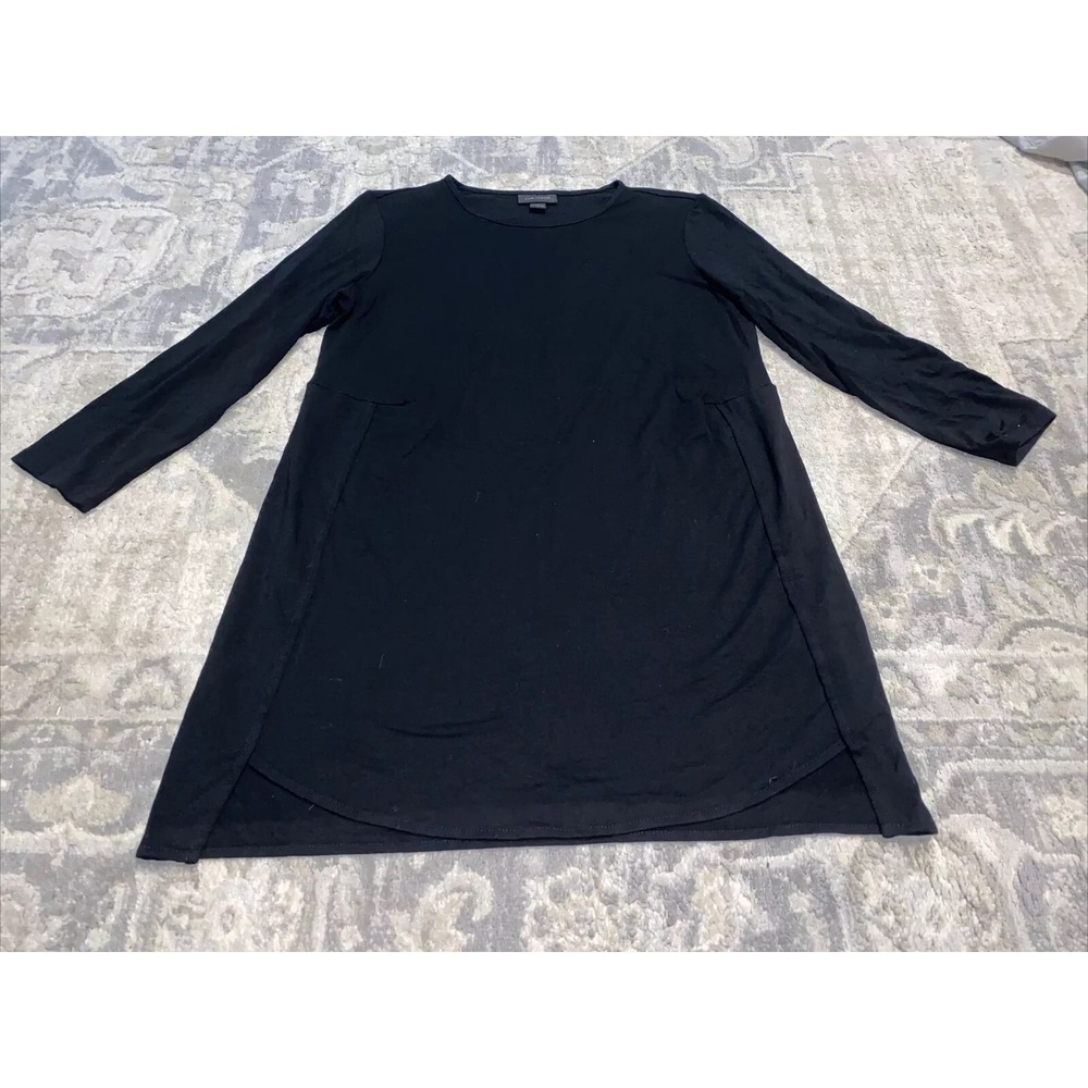 Woman's J.JILL WEAREVER COLLECTION Black Long Sleeve‎ Shirt Sz Small